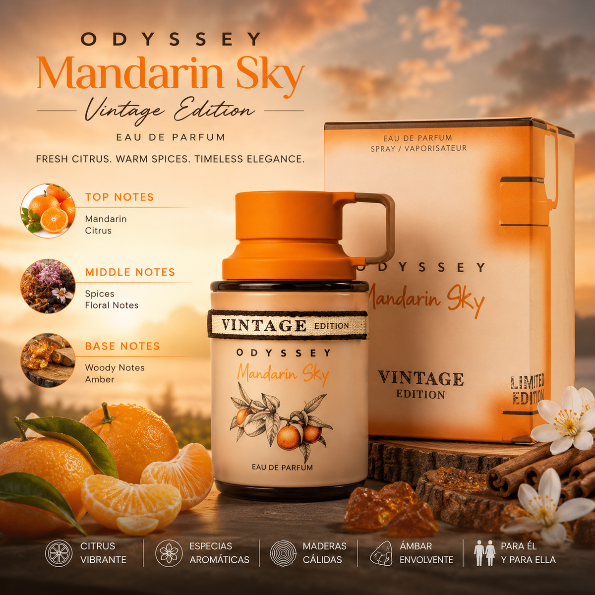 Armaf Odyssey Mandarin Sky Vintage Edition Eau de Parfum 100 ml