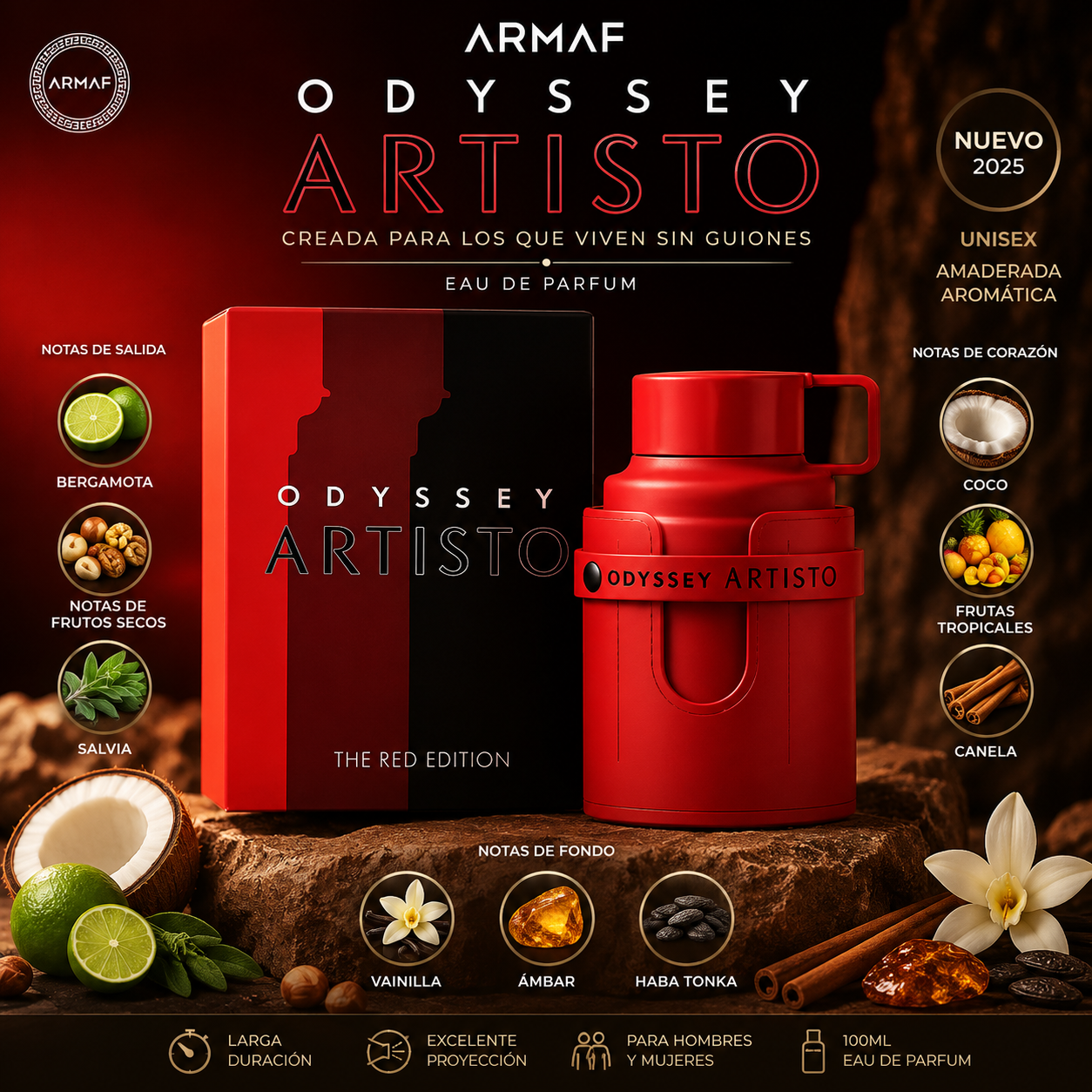 Armaf Odyssey Artisto Eau de Parfum 100ml | Unisex