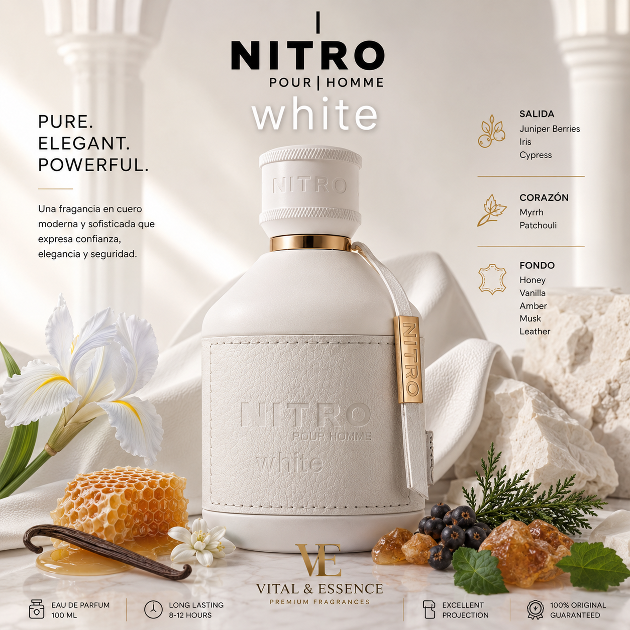 Nitro White by Dumont Paris Eau de Parfum 100ml para Hombre