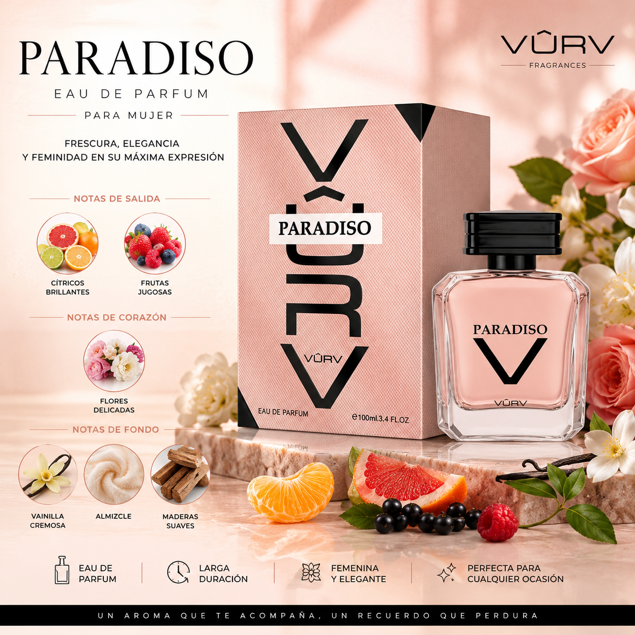 Paradiso Women Eau de Parfum 100ml | Vurv