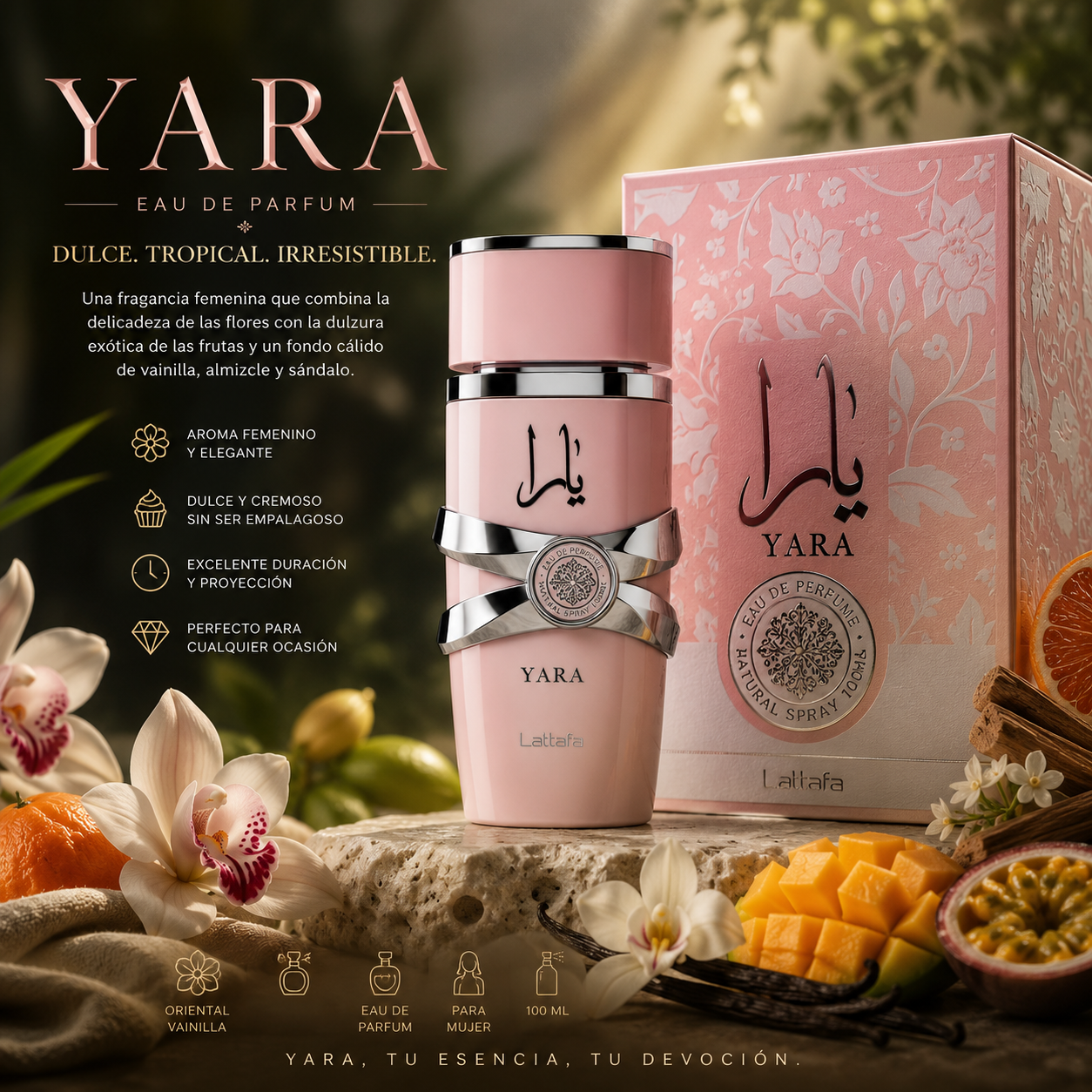 Yara Eau de Parfum 100ml | Lattafa Perfumes